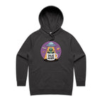 Coffee, Alien, UFO, Take Me To Your Brewer Women's AS Colour Hoodie Coal Womens Hoodie Coffee Printed In Australia Sci Fi