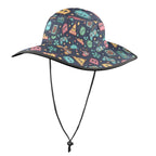 Video Game Wide Brim Bucket Hat Wide Brim Bucket Hat Games Printed Offshore Retro