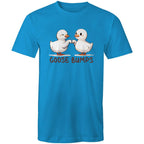 Goose Bumps - Mens T-Shirt Arctic Blue Mens T-shirt animal Printed In Australia