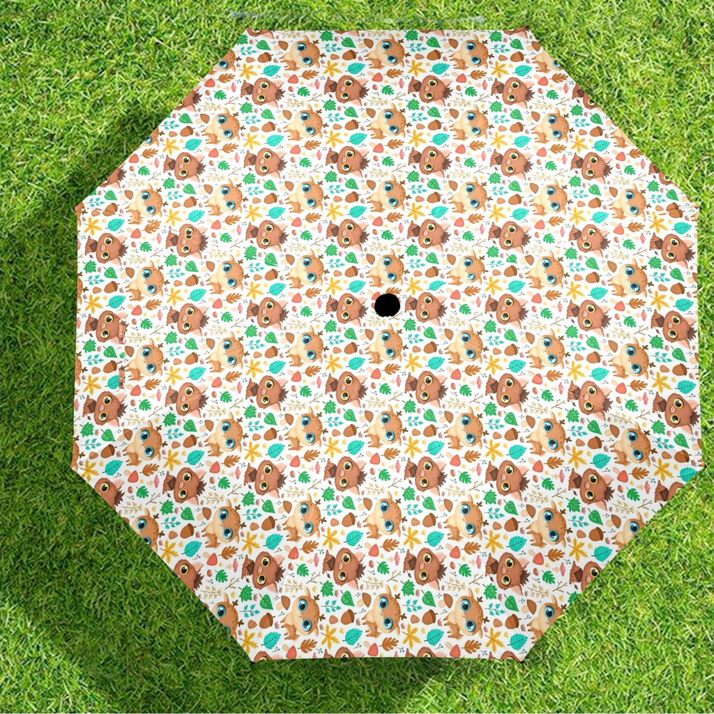 Cute Autumn Creatures Umbrella Umbrella animal Printed Offshore