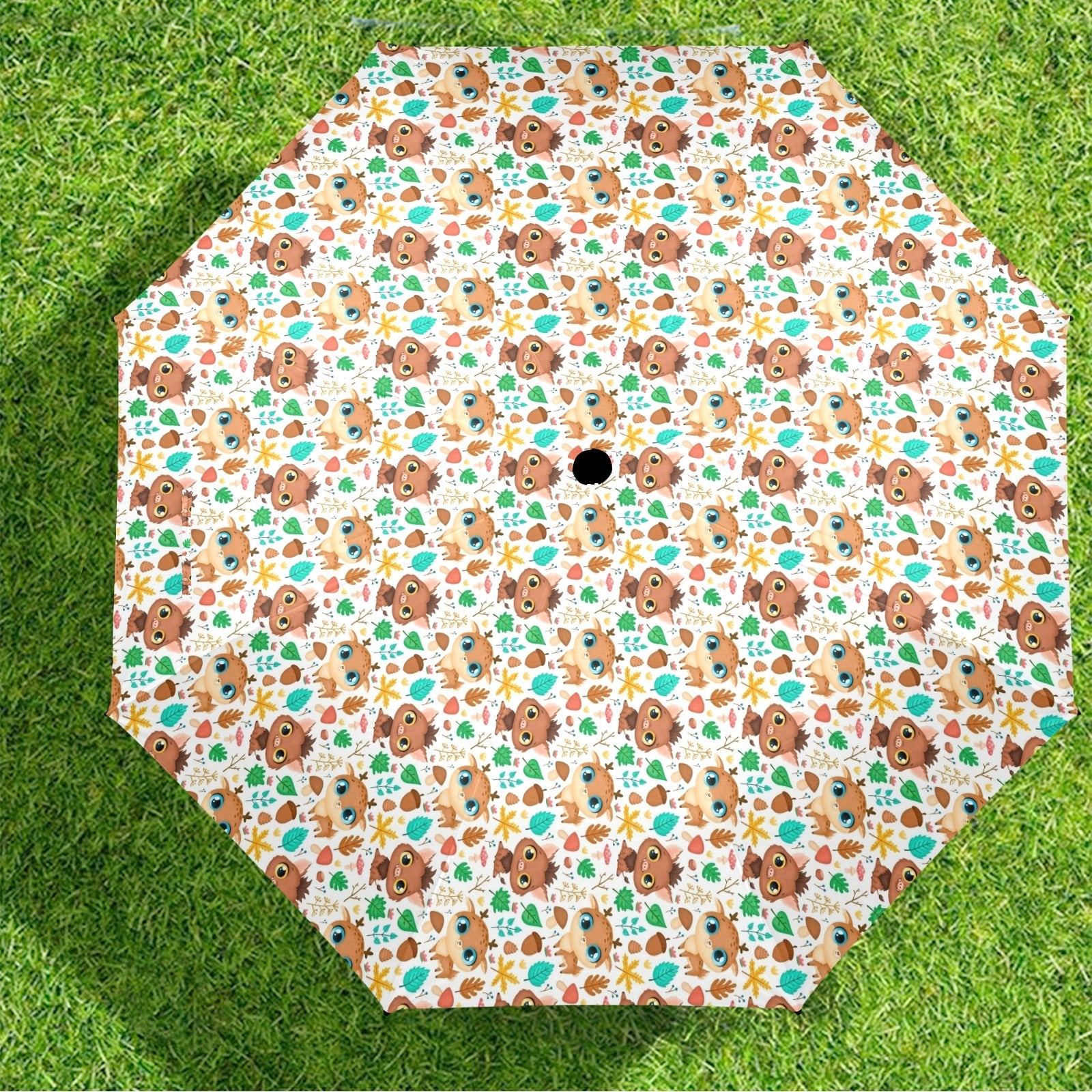 Cute Autumn Creatures - Umbrella Umbrella animal Printed Offshore