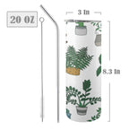 Plant Lover 20oz Tall Skinny Tumbler with Lid and Straw