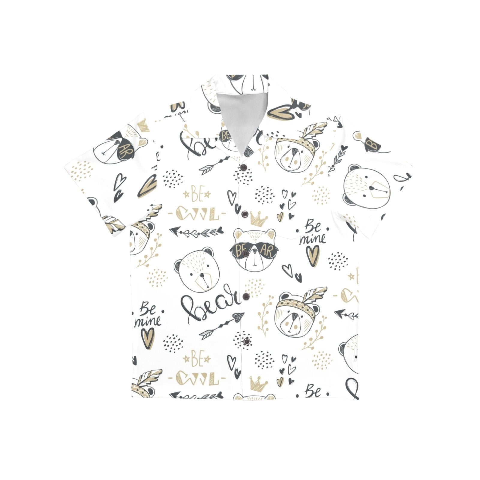 Bears - Junior Kids Hawaiian Shirt