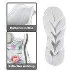 Pink Eucalyptus Flowers Women's Twisted Sole Sneakers
