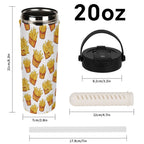 French Fries 20oz Tea Tumbler with Carry Handle