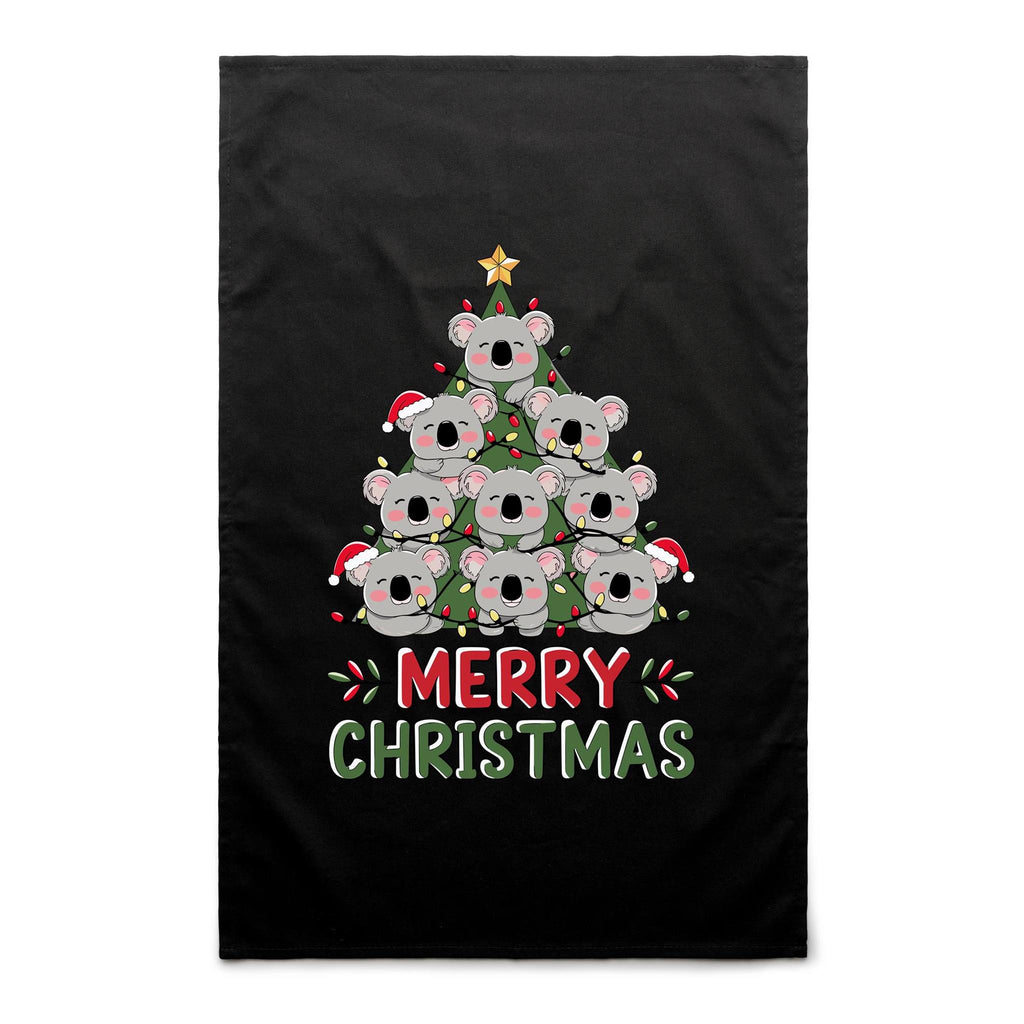 Koala Christmas Tree - AS Colour Tea Towel