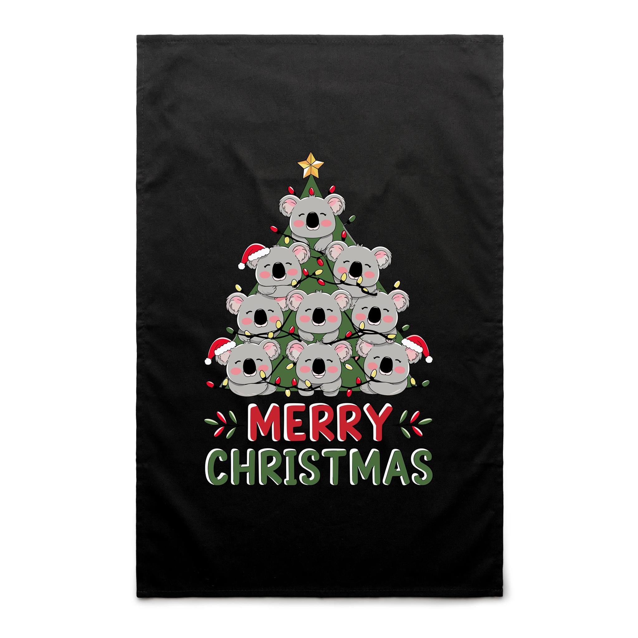 Koala Christmas Tree - AS Colour Tea Towel