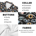 Eyes On Black Men's Short Sleeve Hawaiian Shirt Men's Hawaiian Shirt (New) Printed Offshore