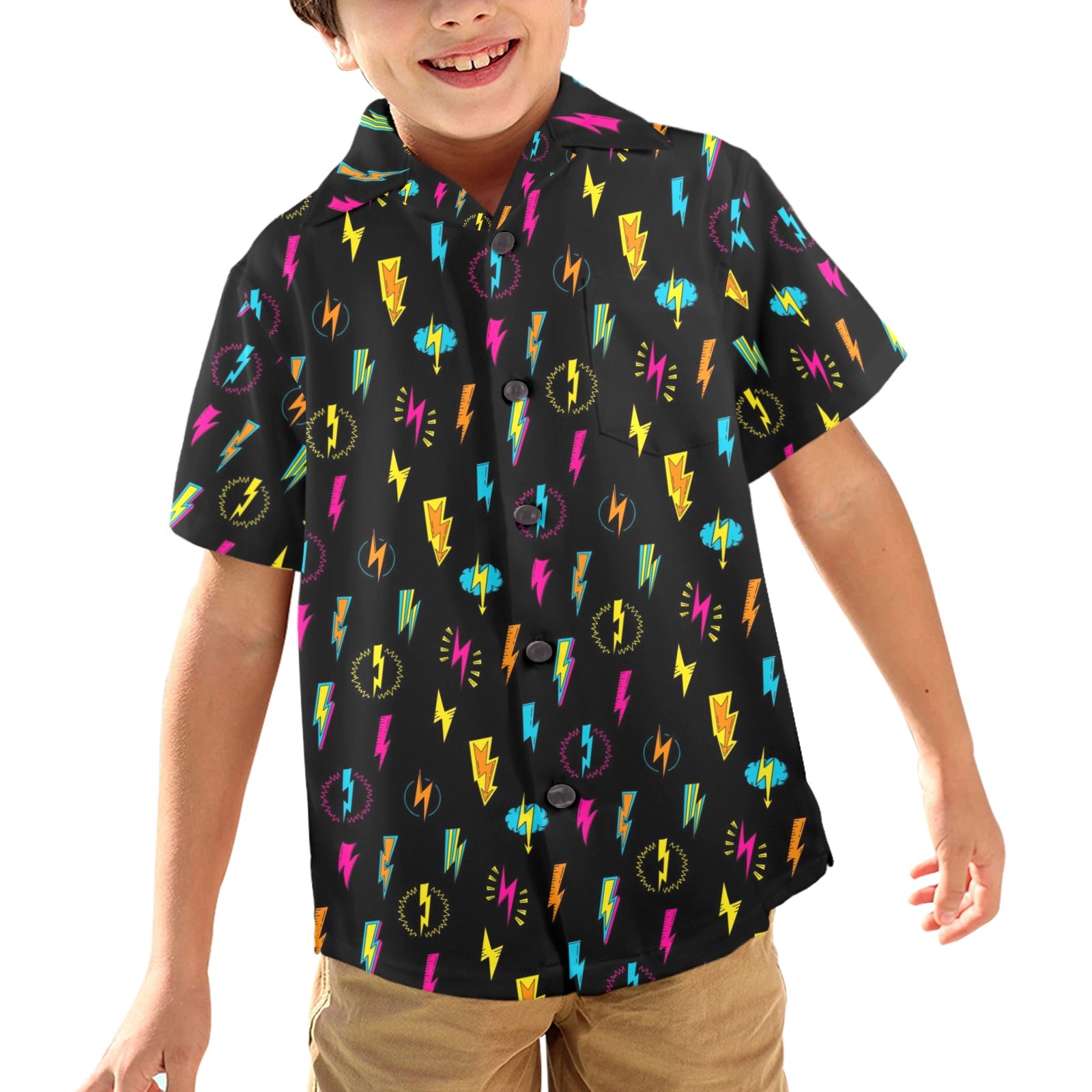 Fun Lightning - Junior Kids Hawaiian Shirt