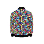 Sticker Music Kids Bomber Jacket Kids Bomber Jacket Music Printed Offshore
