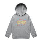 Wow - Kids Hoodie Grey Marle Kids Hoodie Printed In Australia