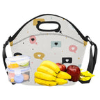 Love Message - Neoprene Lunch Bag Neoprene Lunch Bag Printed Offshore