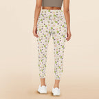 Avocado Love Women's High Waist Pockets Yoga Leggings Women's High Waist Pockets Yoga Leggings Food Printed Offshore