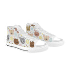 Baby Animals - Kids' High Top Canvas Shoes Kids High Top Canvas Shoes animal Printed Offshore