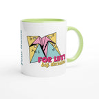 Personalised - For Life's Big Decisions - White 11oz Ceramic Mug with Colour Inside Personalised 11oz Mug customise Games Globally Fulfilled personalise