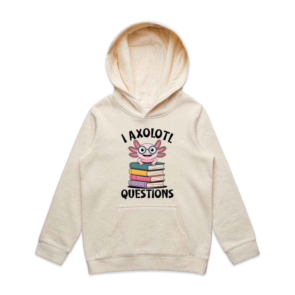 I Axolotl Questions, Books - Kids Hoodie
