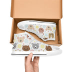Baby Animals - Kids' High Top Canvas Shoes Kids High Top Canvas Shoes animal Printed Offshore
