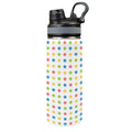 Stars Insulated Water Bottle with Dual-Use Lid (18oz) One Size Insulated Water Bottle with Dual-Use Lid (18oz) Printed Offshore
