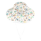 Travel And Explore Wide Brim Bucket Hat Wide Brim Bucket Hat Printed Offshore