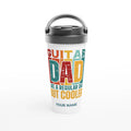 Personalised Guitar Dad White 15oz Stainless Steel Travel Mug Default Title Personalised Travel Mug Dad Globally Fulfilled Music