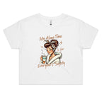 My Alone Time Is For Everyone's Safety Women's AS Colour Crop Tee