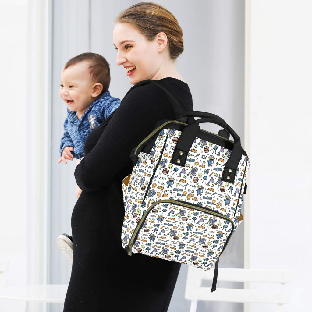All About Space Multi-Function Backpack, Nappy / Diaper Bag Multi-function Backpack, Nappy / Diaper Bag Printed Offshore Sci-Fi