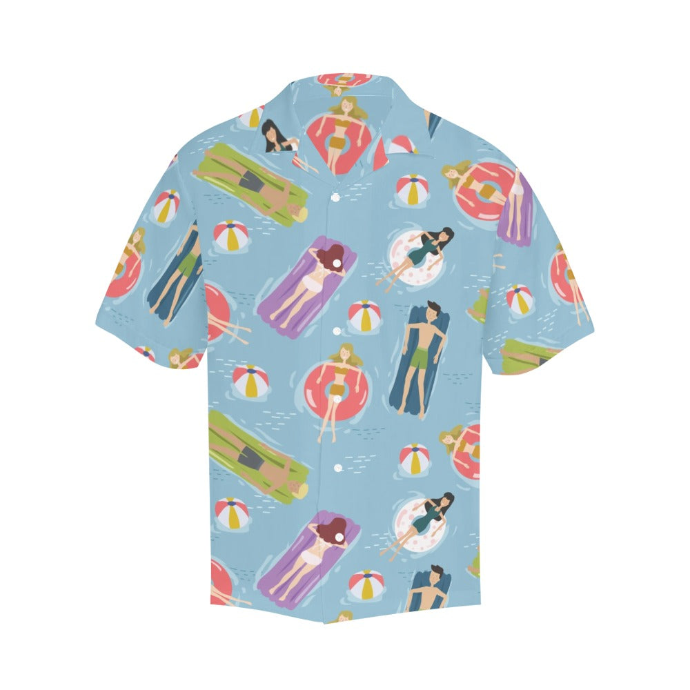 Beach Float - Mens Hawaiian Shirt