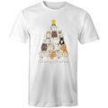 Cats Merry Christmas - Mens T-Shirt White
