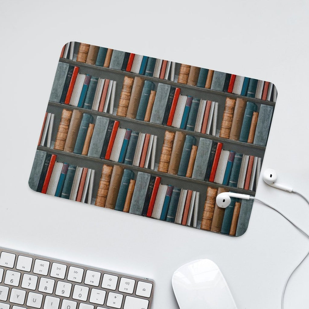 Books - Leather Mouse Pad Leather Mouse Pad Printed Offshore Reading