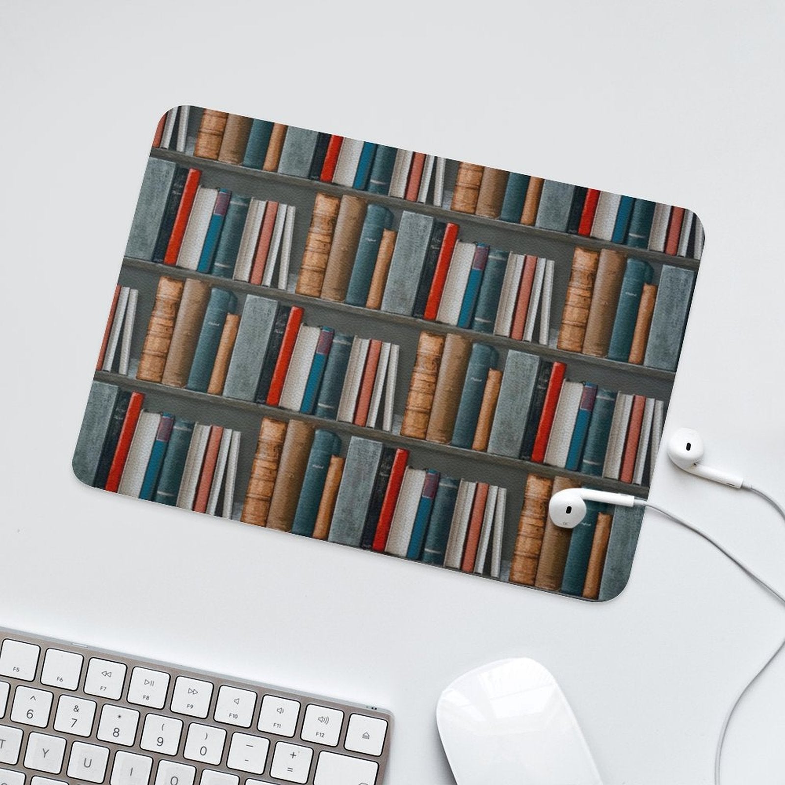 Books - Leather Mouse Pad Leather Mouse Pad Printed Offshore Reading