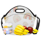 Pastel Rainbows - Neoprene Lunch Bag Neoprene Lunch Bag Printed Offshore