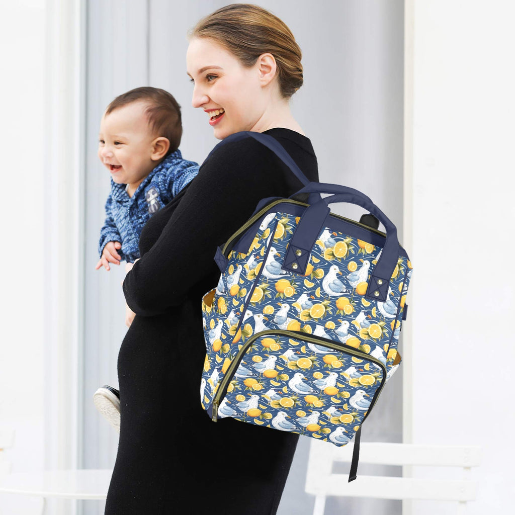 Lemon Seagull Multi-Function Backpack, Nappy / Diaper Bag Multi-function Backpack, Nappy / Diaper Bag animal Printed Offshore