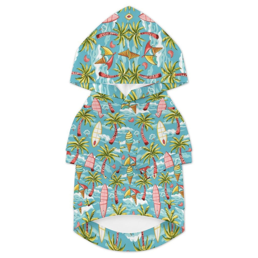 Summer Surf Pet Hoodie (Small Size)
