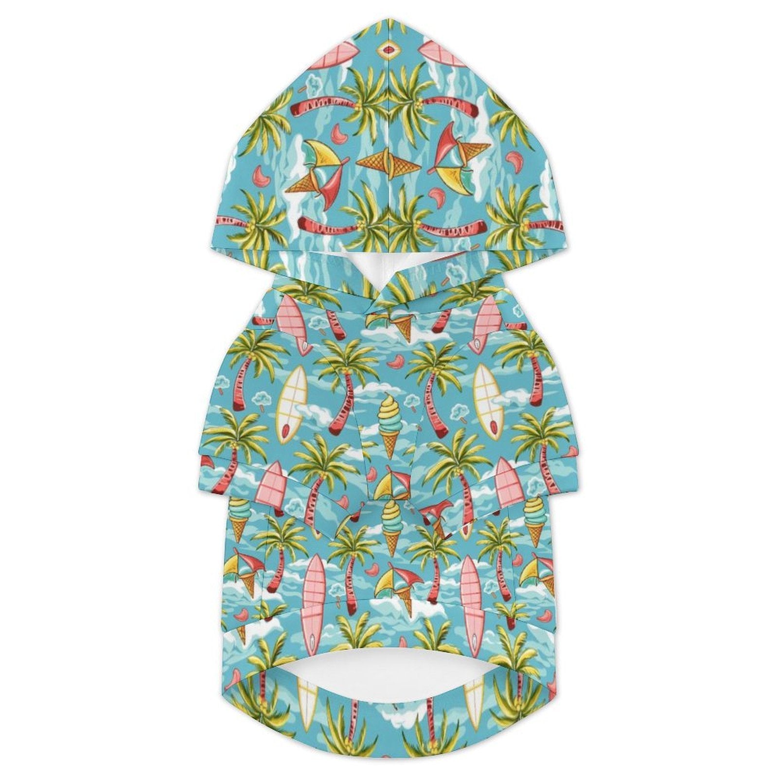 Summer Surf Pet Hoodie (Small Size)
