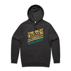 The Best Dad In The Galaxy - Mens Hoodie Coal Mens Hoodie Dad Printed In Australia