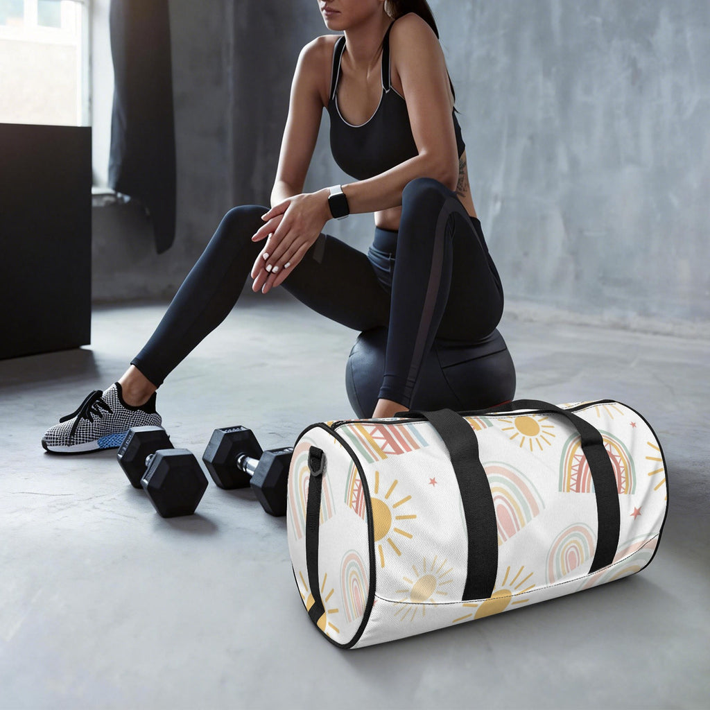 Pastel Rainbows Duffle Bag Duffle Bag Printed Offshore