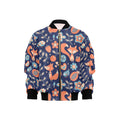 Cute Fox Kids Bomber Jacket XL Kids Bomber Jacket animal Printed Offshore