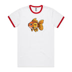 Gold Fish Periodic Table AS Colour Staple Ringer Tee