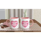 I Teach Sweet Hearts - White 11oz Ceramic Mug with Colour Inside Colour 11oz Mug Globally Fulfilled Teacher