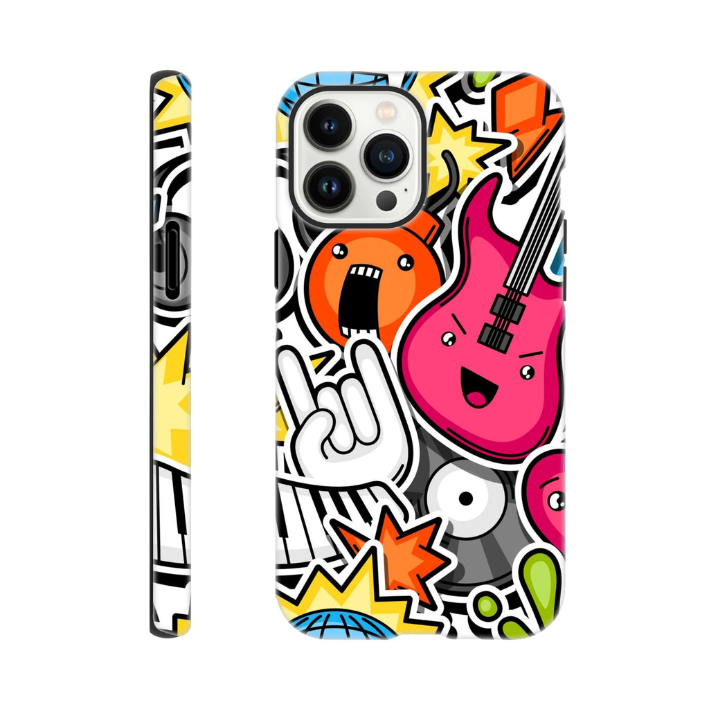 Sticker Music - Apple iPhone Tough case iPhone 13 Pro Max iPhone Tough Case Globally Fulfilled Music