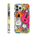 Sticker Music - Apple iPhone Tough case iPhone 13 Pro Max iPhone Tough Case Globally Fulfilled Music