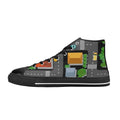 Road Map Kids High Top Canvas Shoes US6Y Kids High Top Canvas Shoes Printed Offshore