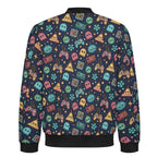 Video Game Men's Casual Zip‑Up Bomber Jacket
