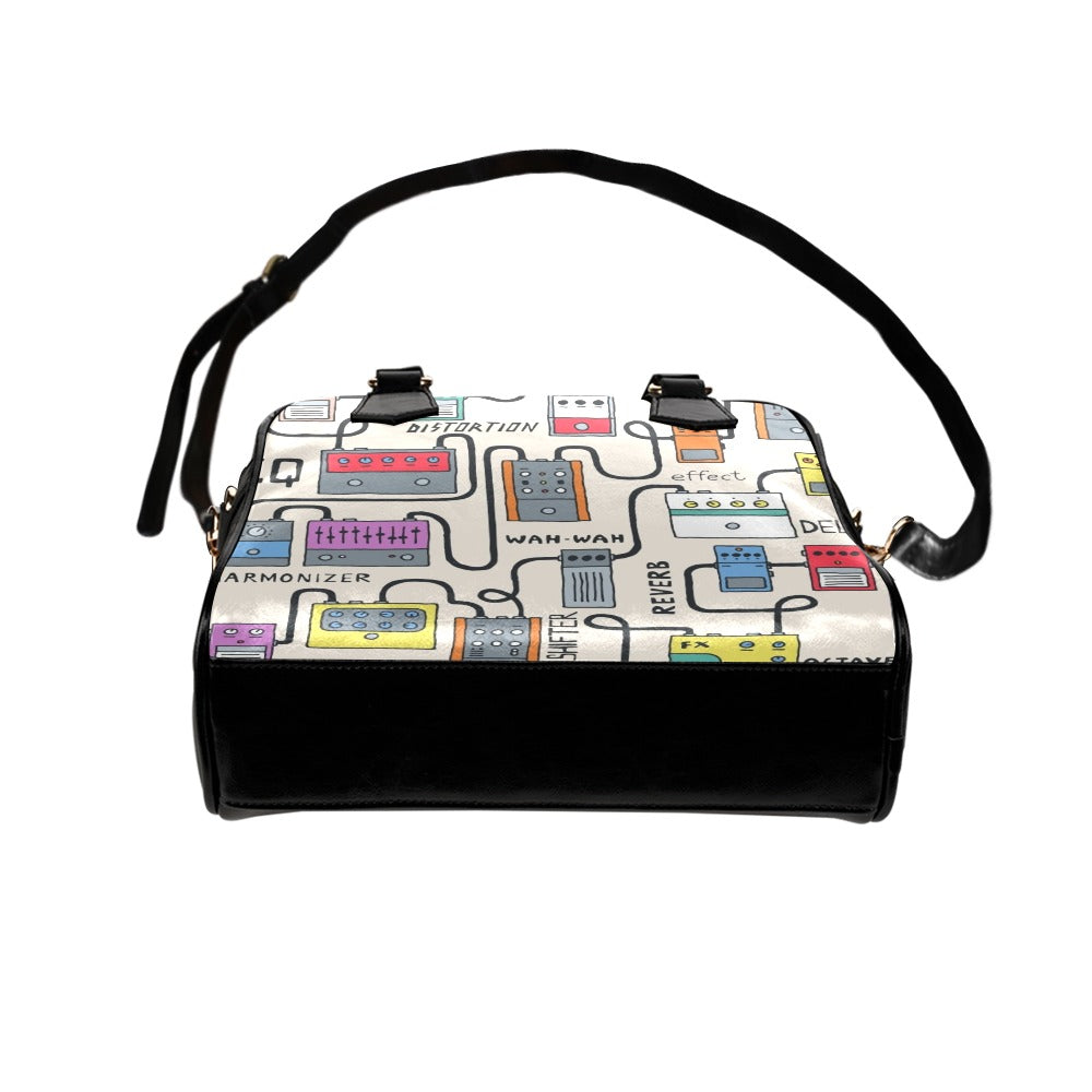 Guitar Pedals - Shoulder Handbag (Model 1634) Shoulder Handbags (1634)