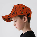 Halloween Black Cats Kids Baseball Cap