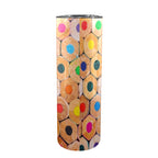 Pencils 20oz Tall Skinny Tumbler with Lid and Straw