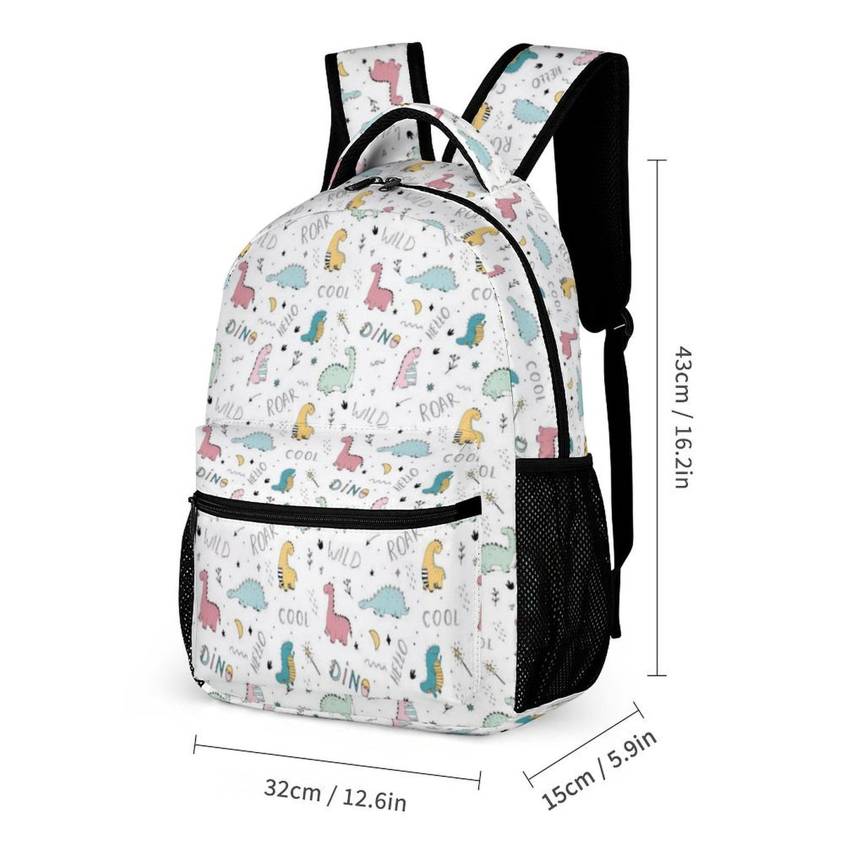 Quirky Dinosaurs Backpack, Lunch Bag & Pencil Case Set