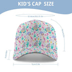 Mermaid World Kids Baseball Cap Kids Baseball Hat Printed Offshore