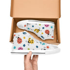 Ladybugs - Women's High Top Canvas Shoes