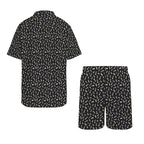 Chess Pattern Men's Hawaiian Shirt & Shorts Set Men's Hawaiian Shirt & Shorts Set Chess Games Printed Offshore
